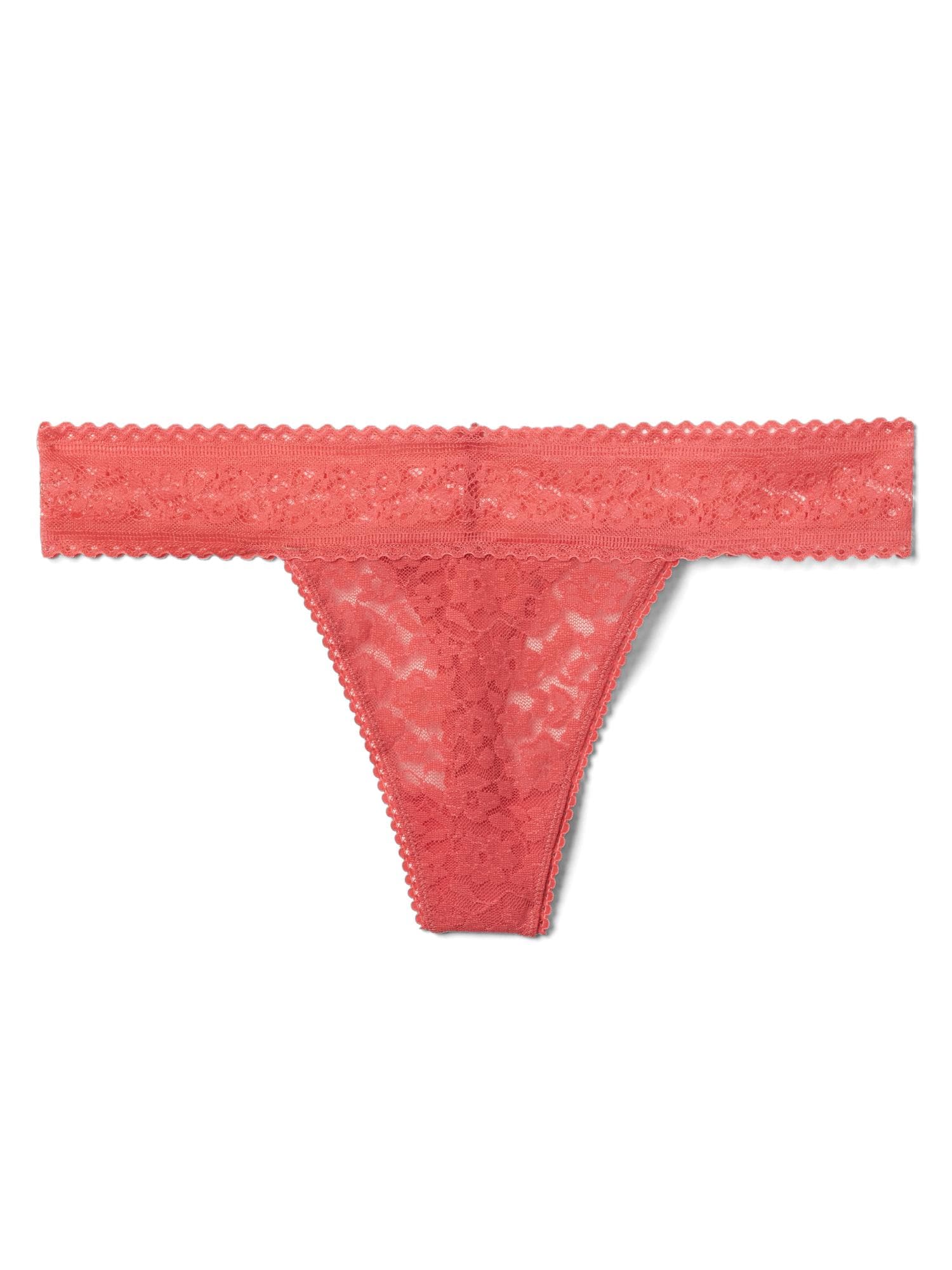 Supersoft lace thong