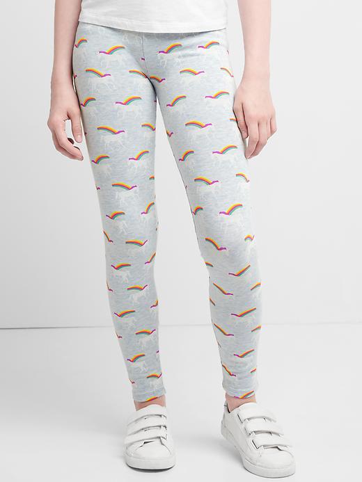 View large product image 1 of 1. Print soft terry leggings