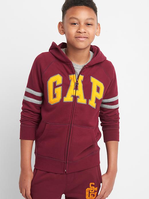 Image number 5 showing, Logo raglan zip hoodie