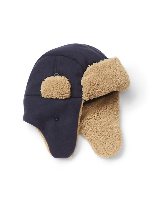 View large product image 1 of 1. Pro Fleece cozy trapper hat