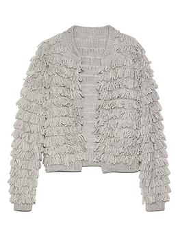 Gap loop 2025 fringe cardigan