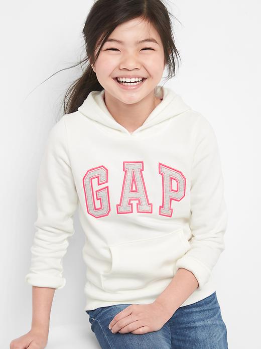 View large product image 1 of 1. Kids Gap Logo Hoodie Sweatshirt