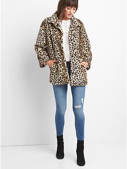 Gap 2024 leopard coat