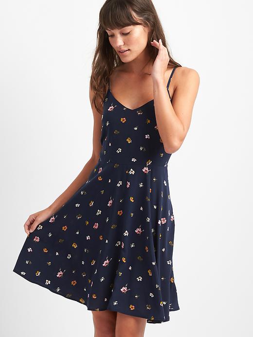 Image number 1 showing, Cami fit and flare dress