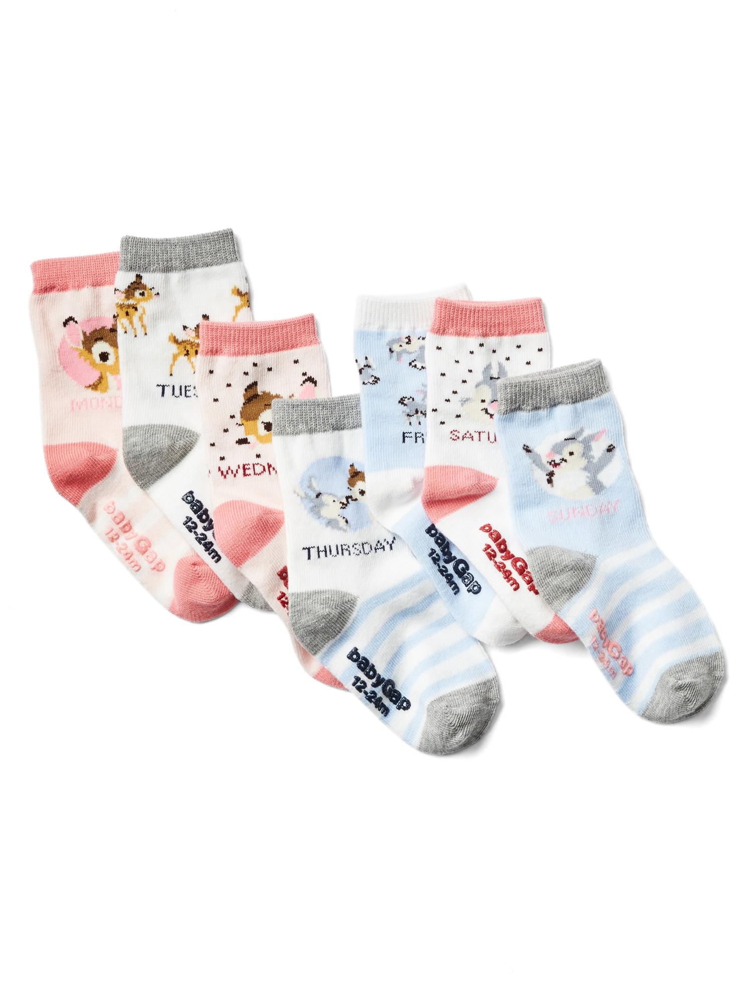 babyGap | Disneybaby days-of-the-week socks (7-pack) | Gap