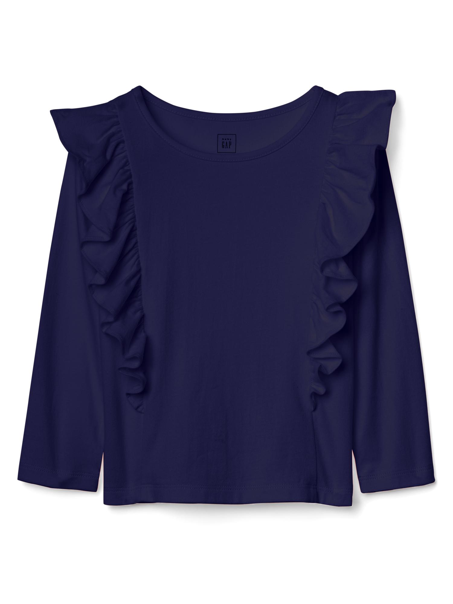 Ruffle long sleeve top | Gap