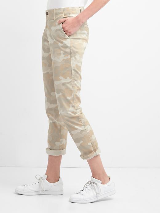 Gap Print Girlfriend Chino, $19, Gap