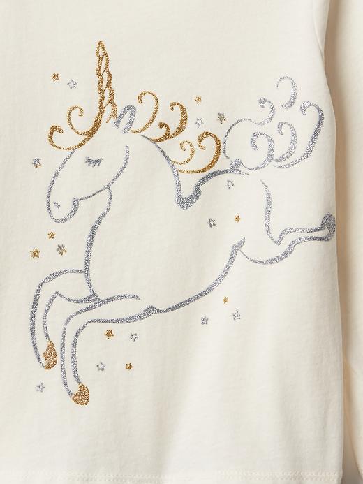 Image number 3 showing, Embellished graphic long sleeve tee