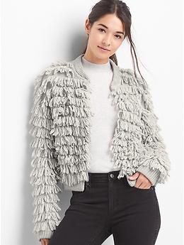 Gap on sale fringe cardigan