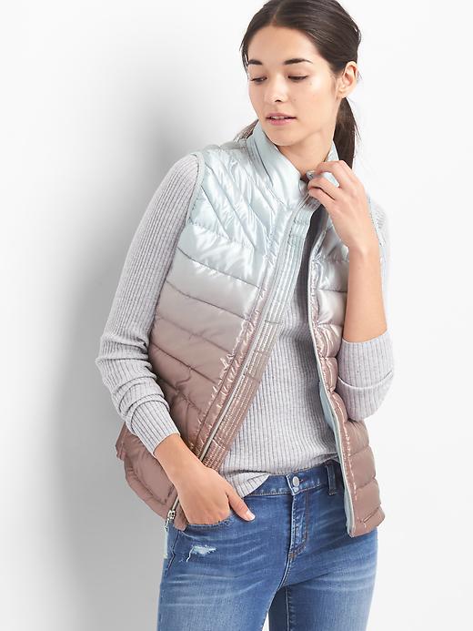 Image number 1 showing, ColdControl Lite ombre puffer vest