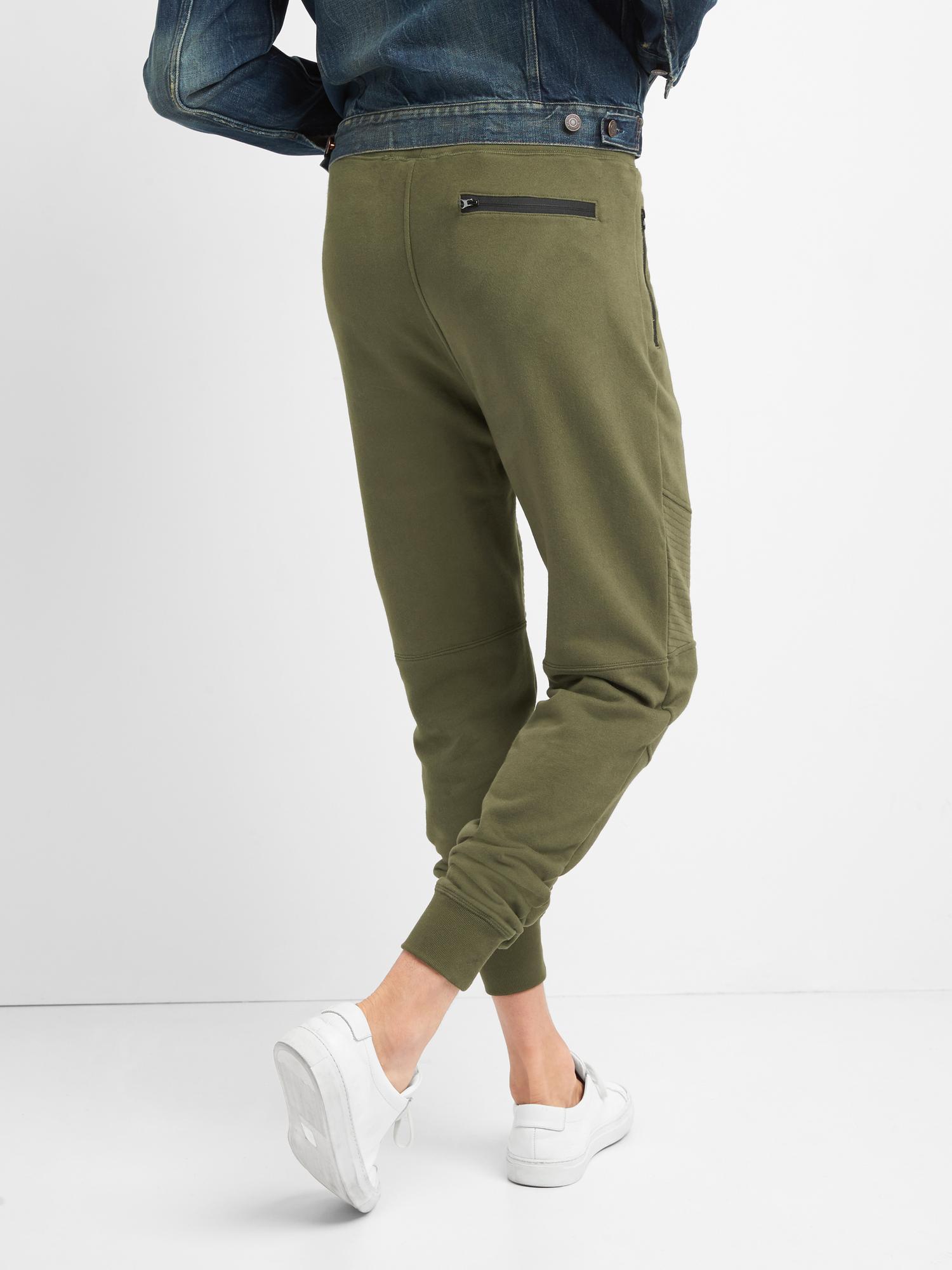 French terry moto joggers | Gap