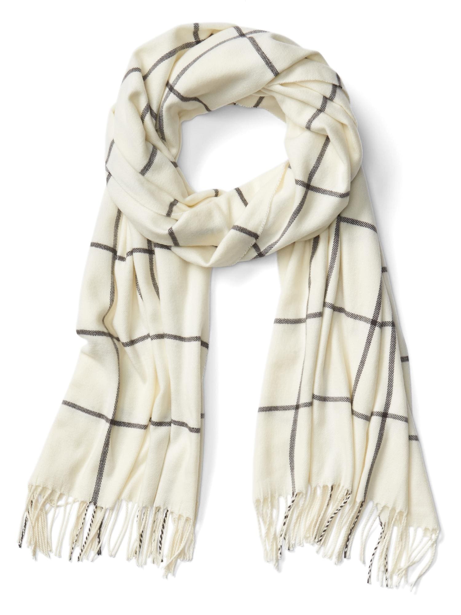 Cozy windowpane scarf | Gap