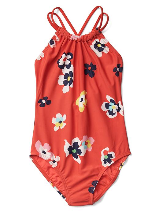 Floral crisscross swim one-piece | Gap