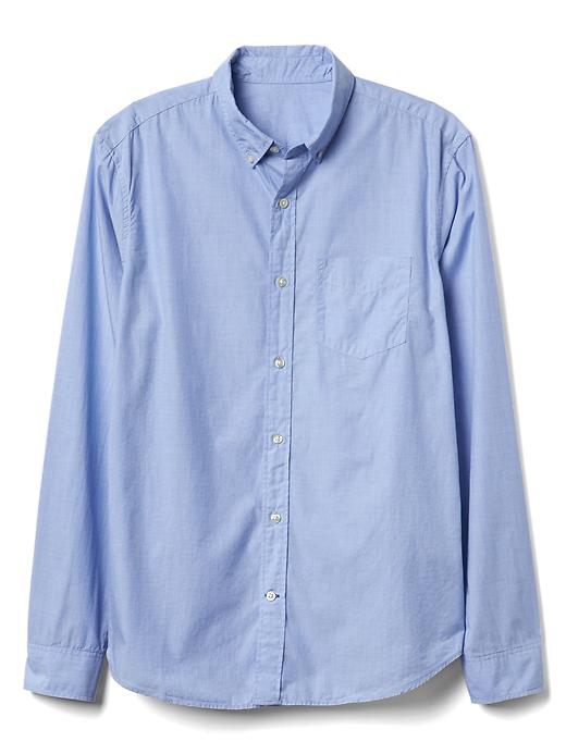 True wash poplin button-down standard fit shirt | Gap