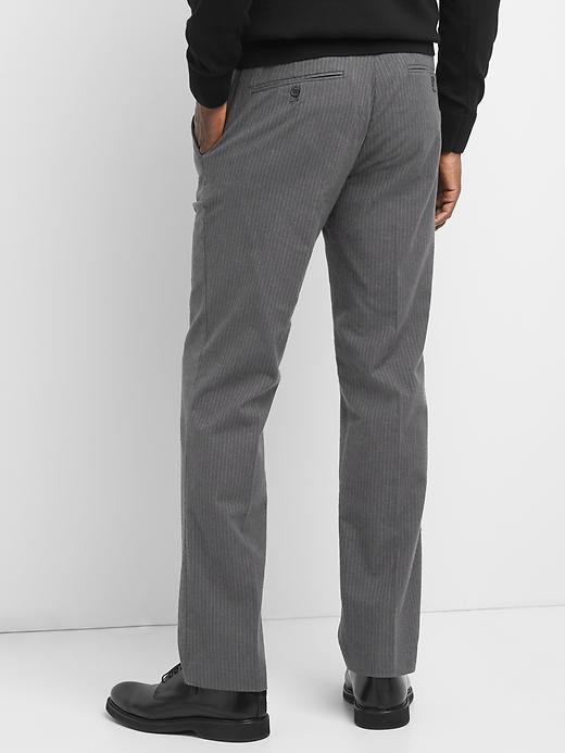 Brushed Cotton Pants in Straight Fit with GapFlex | Gap