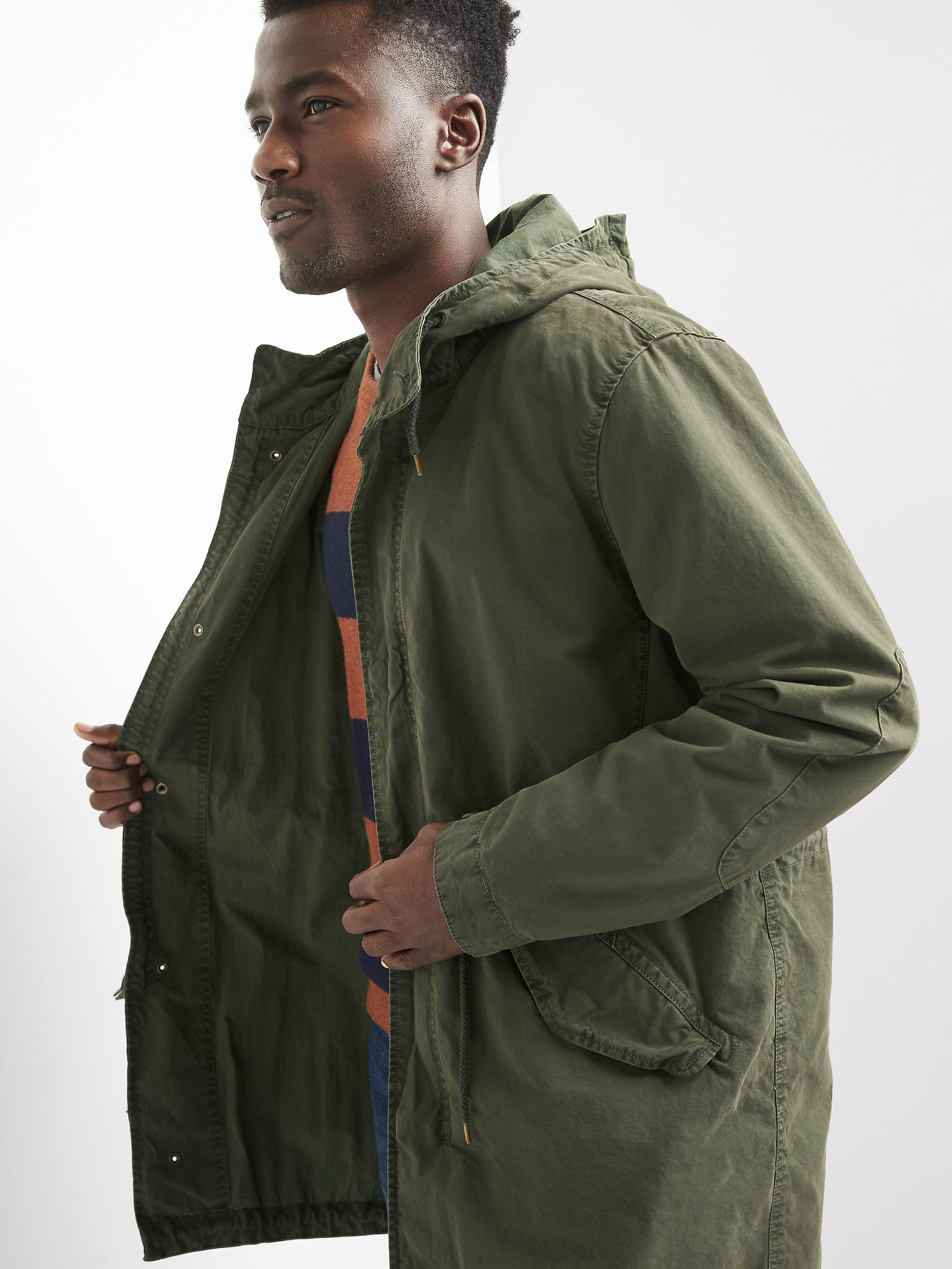 Parka homme online gap