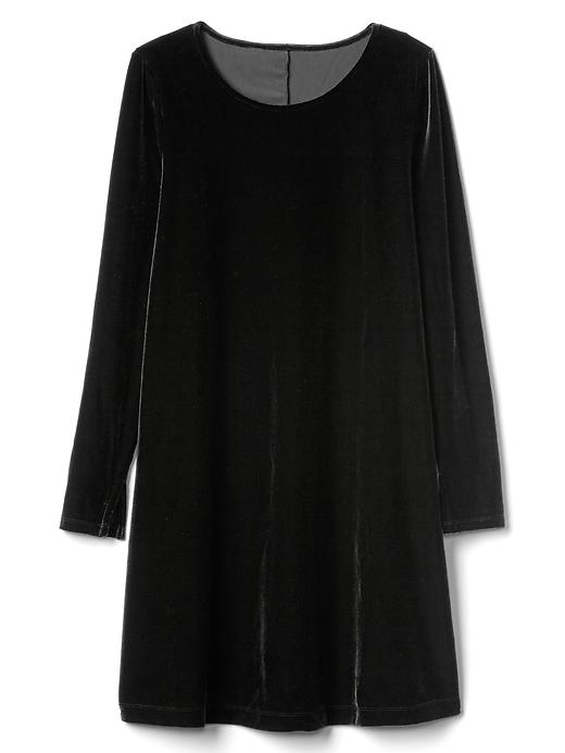 Gap velvet swing store dress