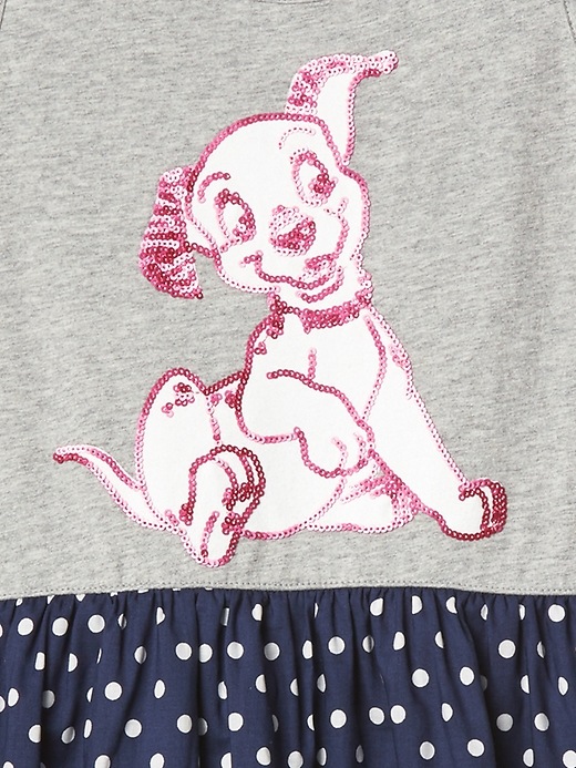 Image number 4 showing, GapKids &#124 Disney 101 Dalmatians mix-fabric dress