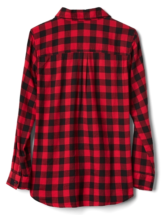 Image number 3 showing, Plaid twill tunic