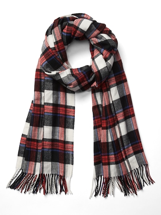 Cozy plaid scarf | Gap