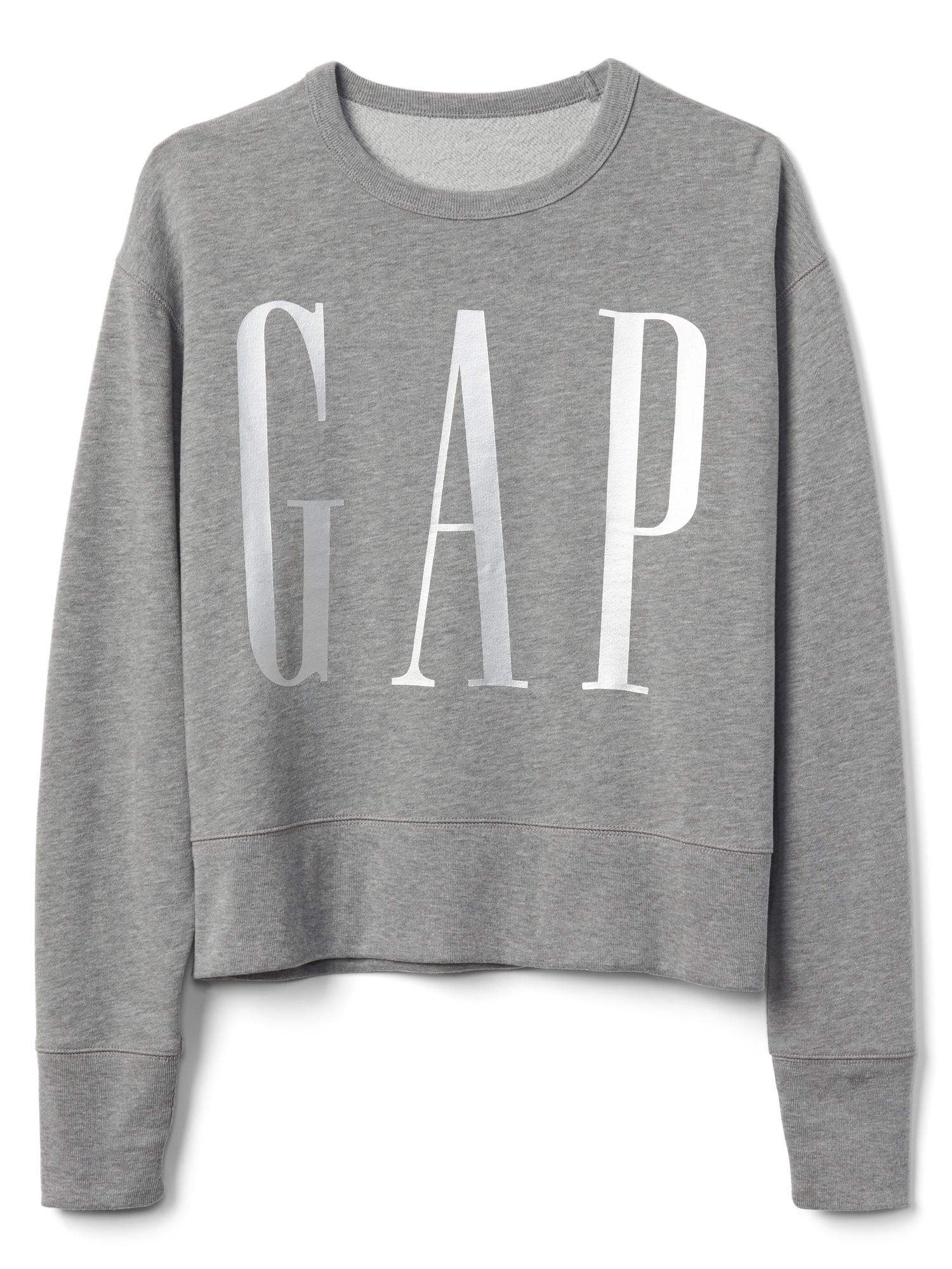 Logo crop crewneck sweater | Gap