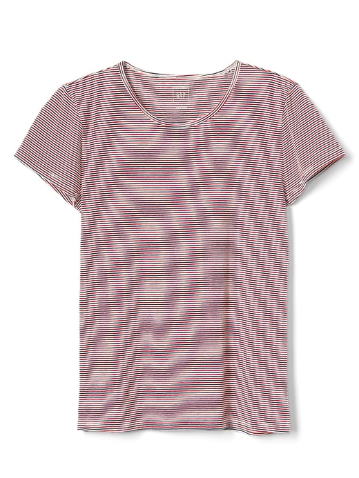 Image number 6 showing, Stripe featherweight crewneck tee