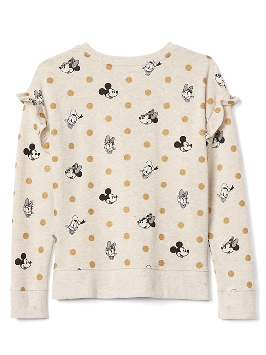 Image number 3 showing, GapKids &#124 Disney Mickey Mouse and Minnie Mouse ruffle sweatshirt