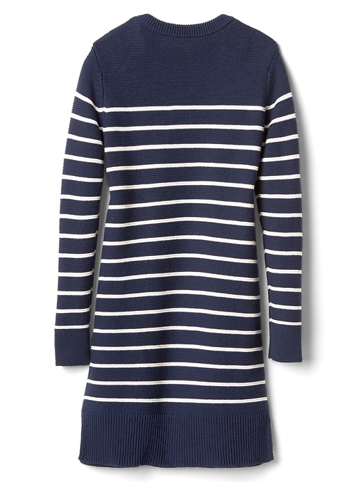 Image number 2 showing, Stripe ruffle sweater dress