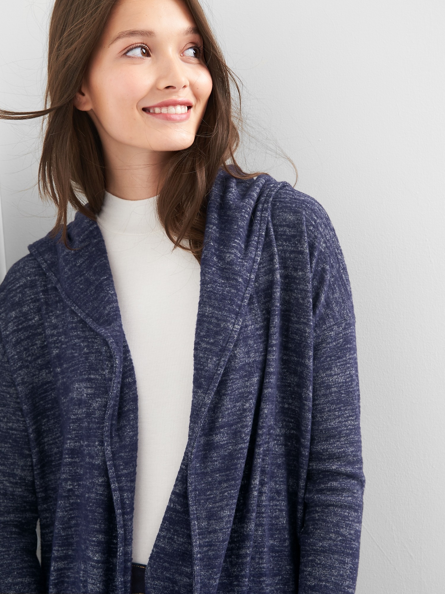 Softspun hoodie cardigan | Gap