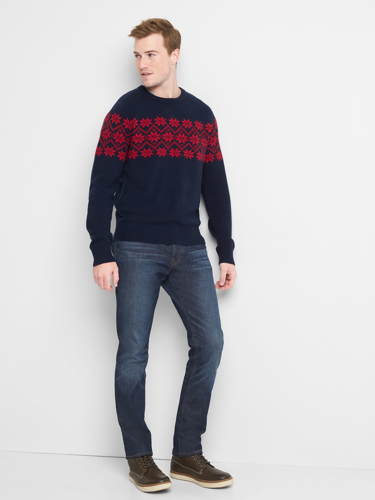 Gap wool hot sale sweater mens