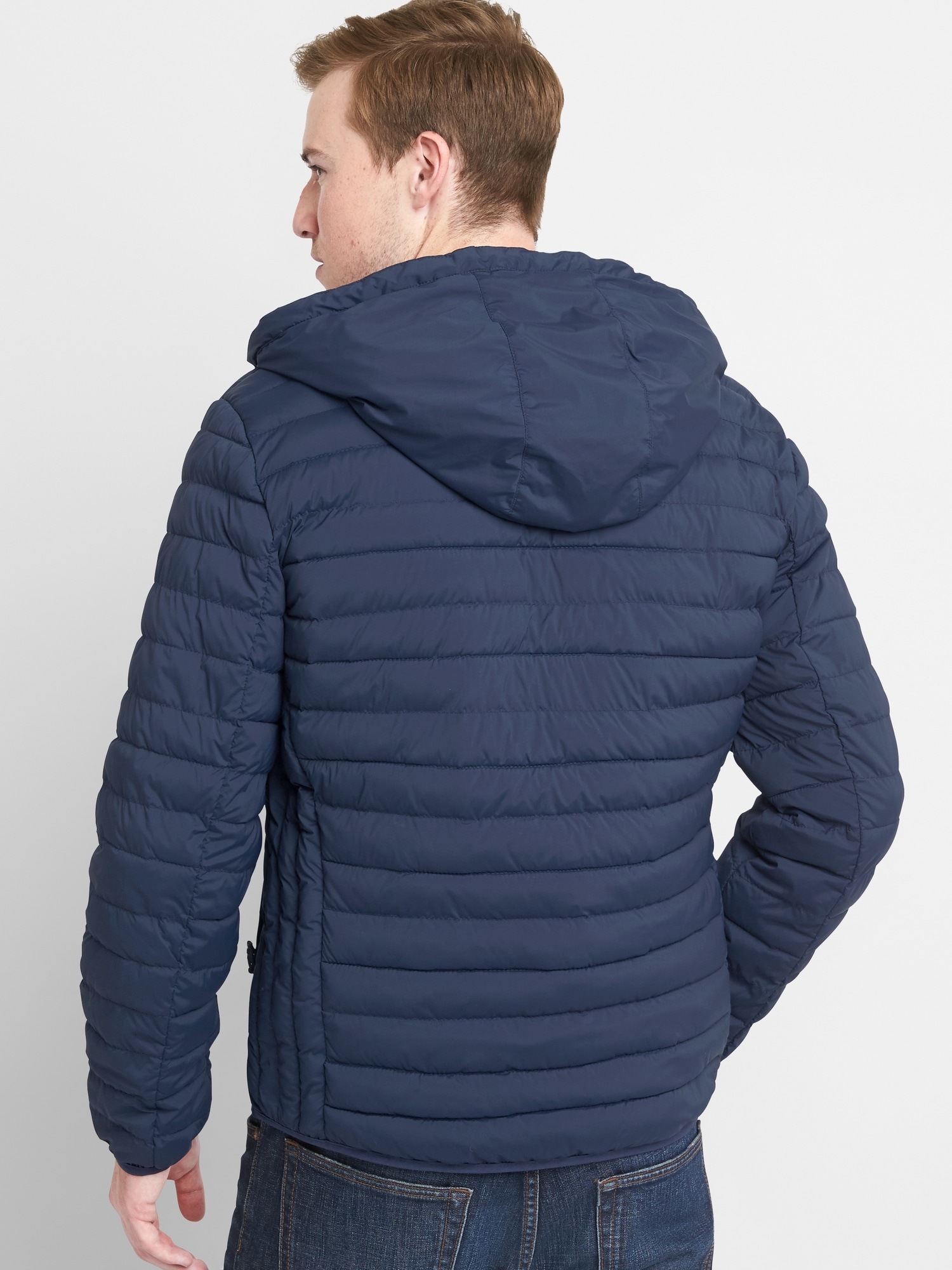 ColdControl Lite hooded puffer jacket | Gap