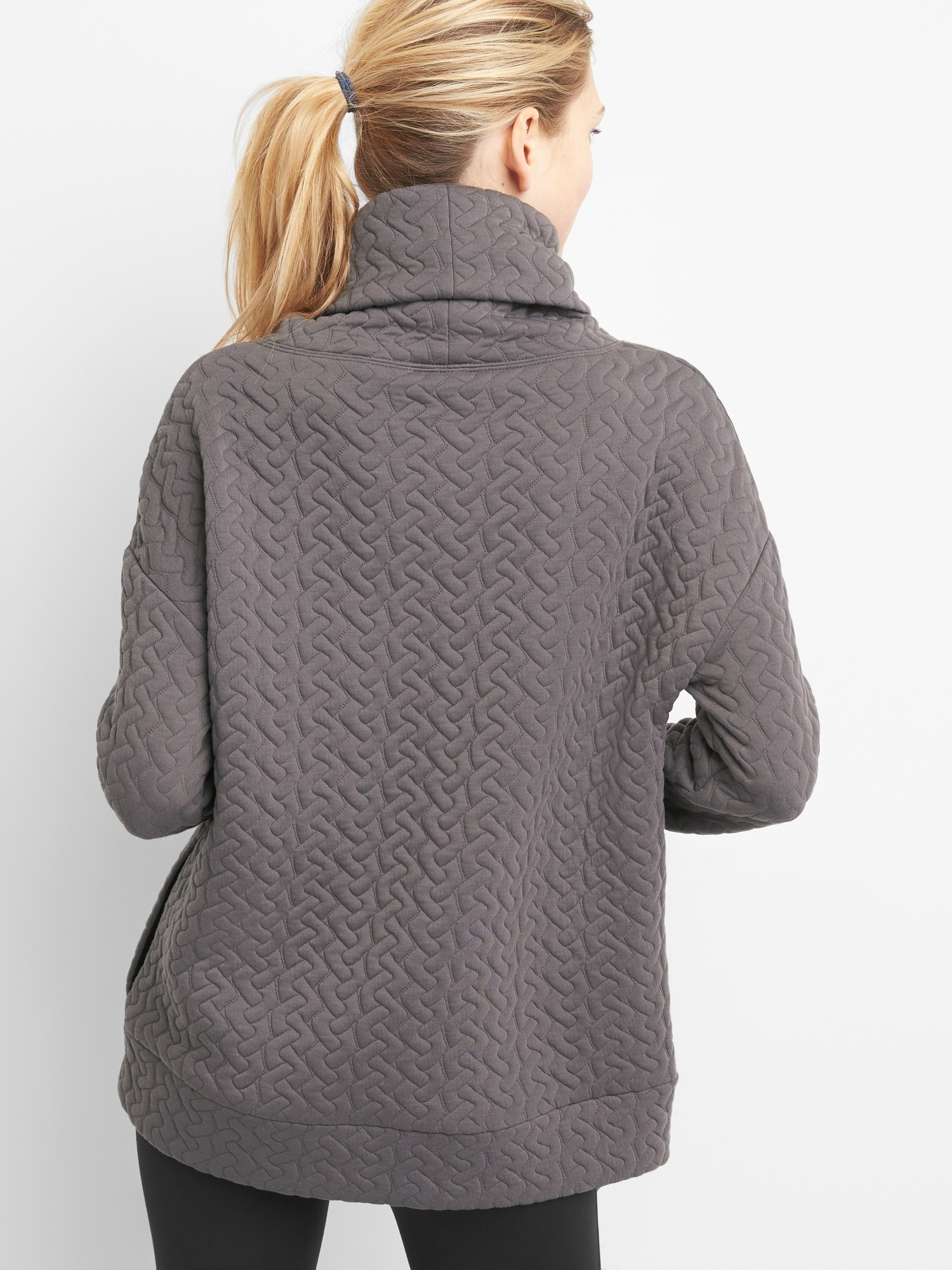 Gap jacquard funnel neck on sale pullover