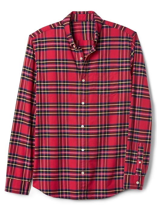 Image number 6 showing, Oxford plaid standard fit shirt