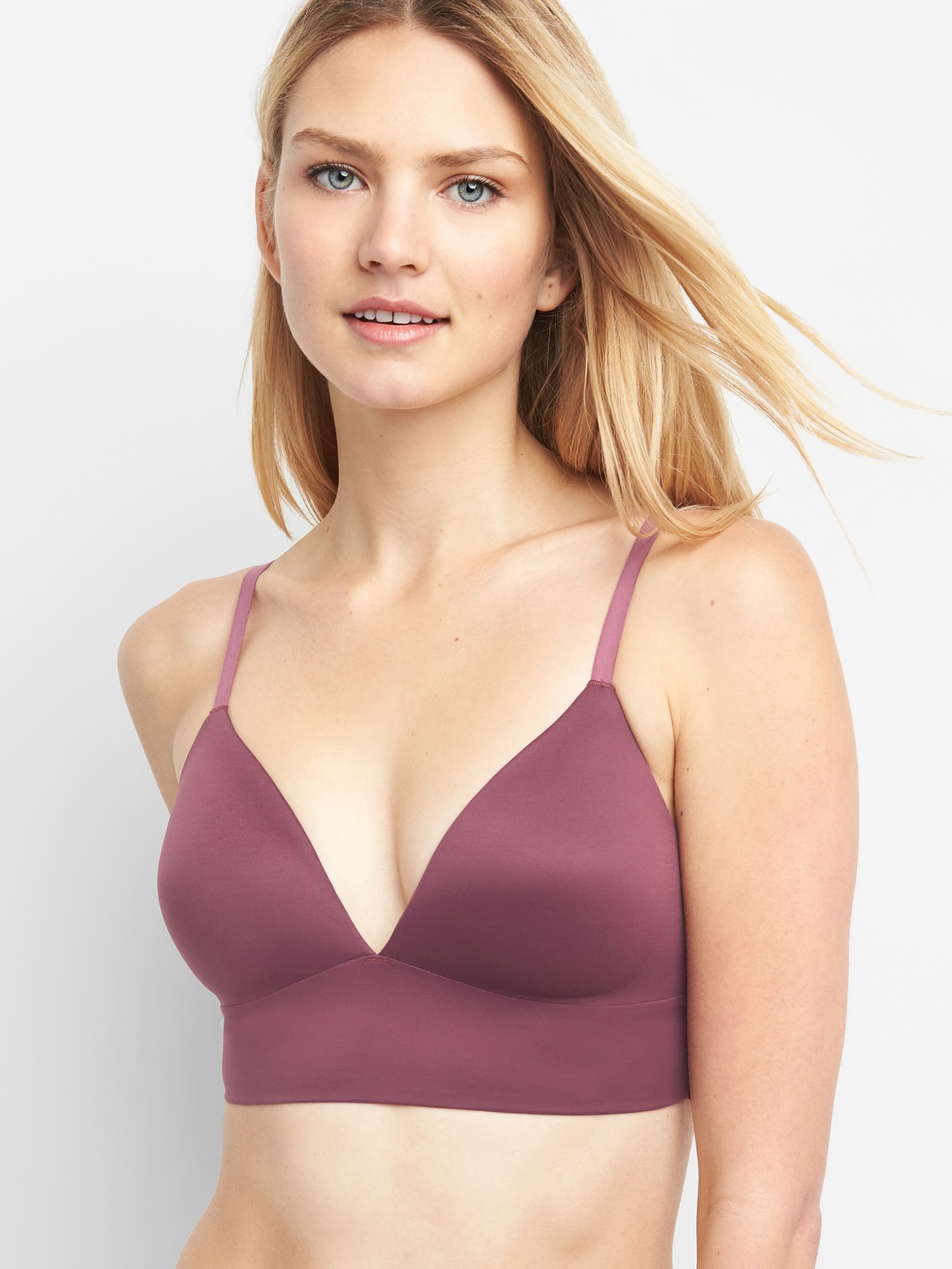 BLS - Calantha Non Wired And Non Padded Cotton Bra - Purple