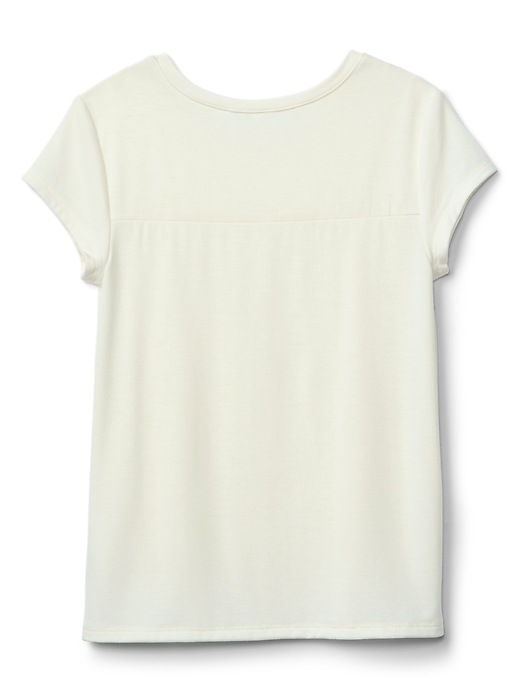 Image number 3 showing, Pleated short sleeve tee