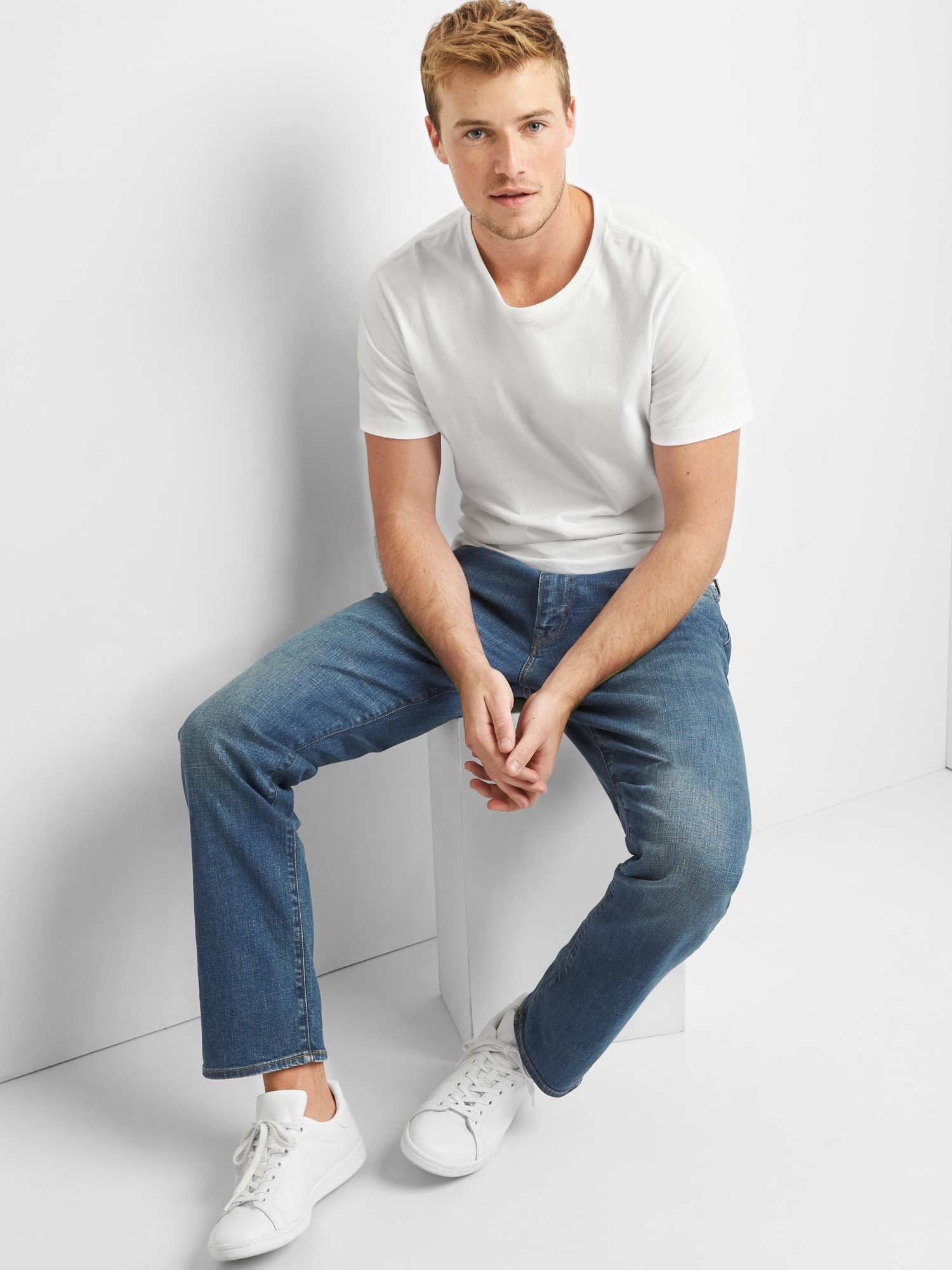 gap athletic fit jeans