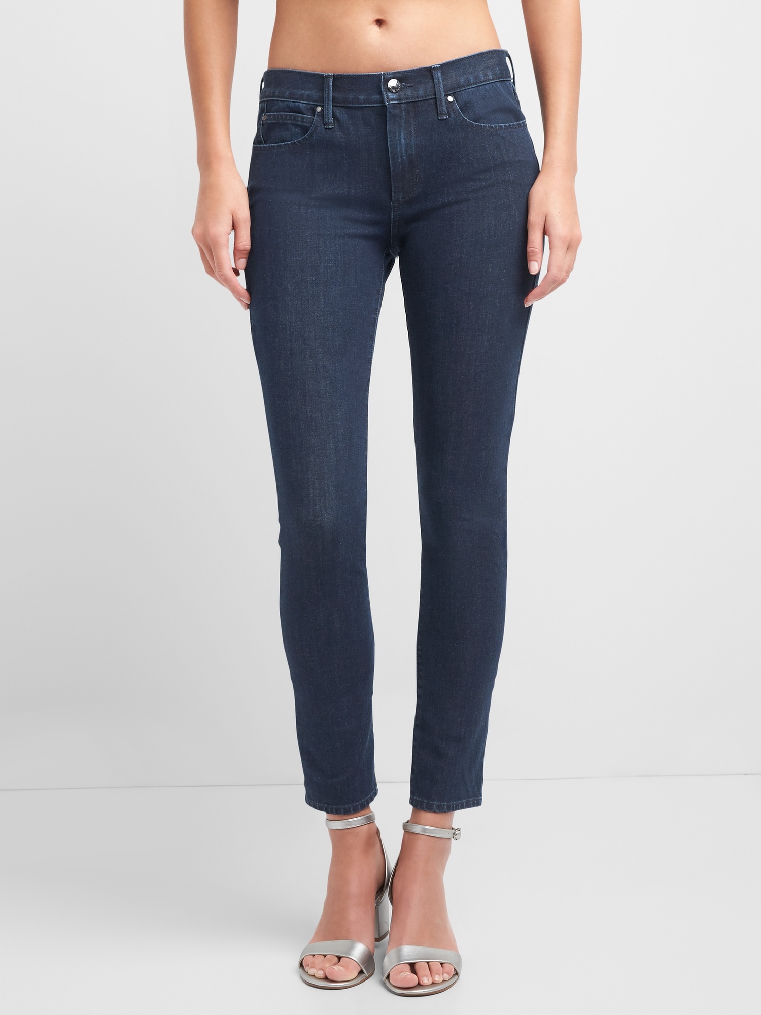 GAP GAPFlex Slim Straight Skinny Jeans with Washwell 29x34 Indigo