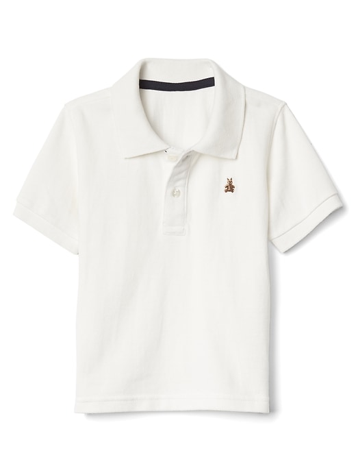 Image number 1 showing, Solid pique polo