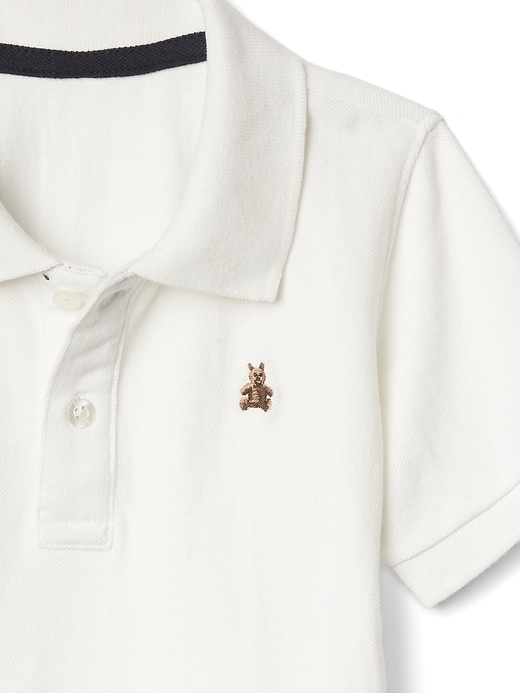 Image number 3 showing, Solid pique polo