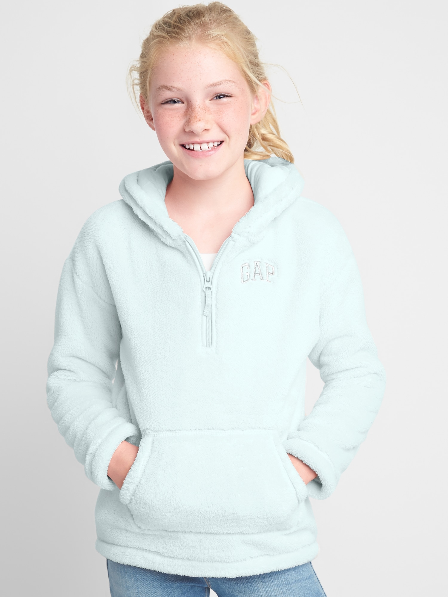 Cozy Logo Half-zip Hoodie | Gap