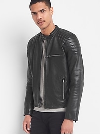 gap kids leather jacket