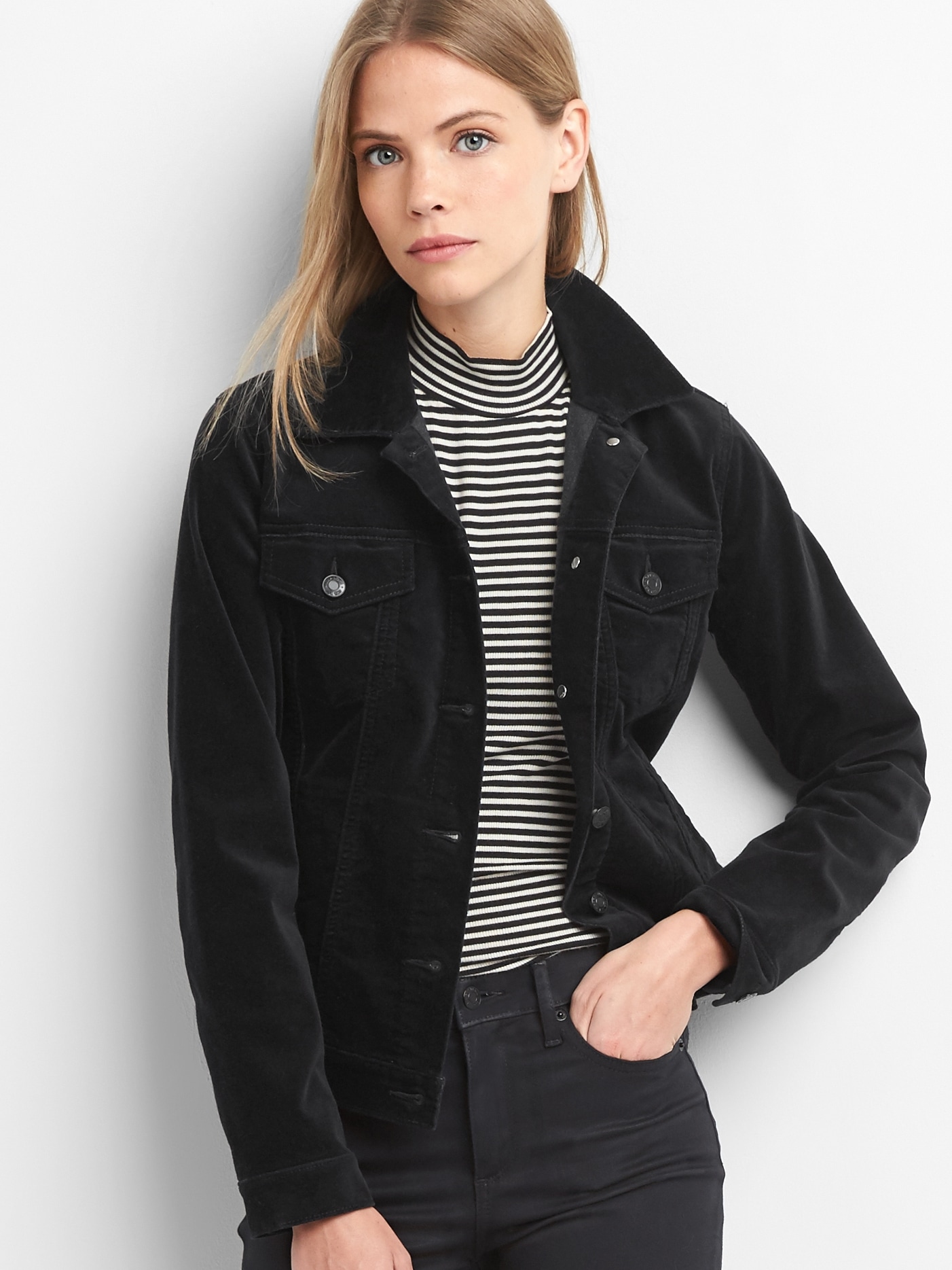 Gap velvet sale jacket