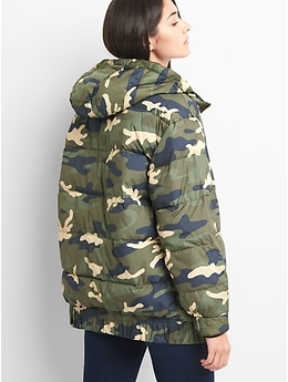 Camo reversible sale puffer jacket