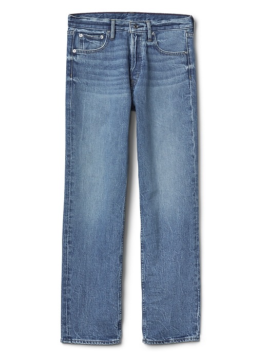 Cone Denim® Super High Rise Straight Jeans | Gap