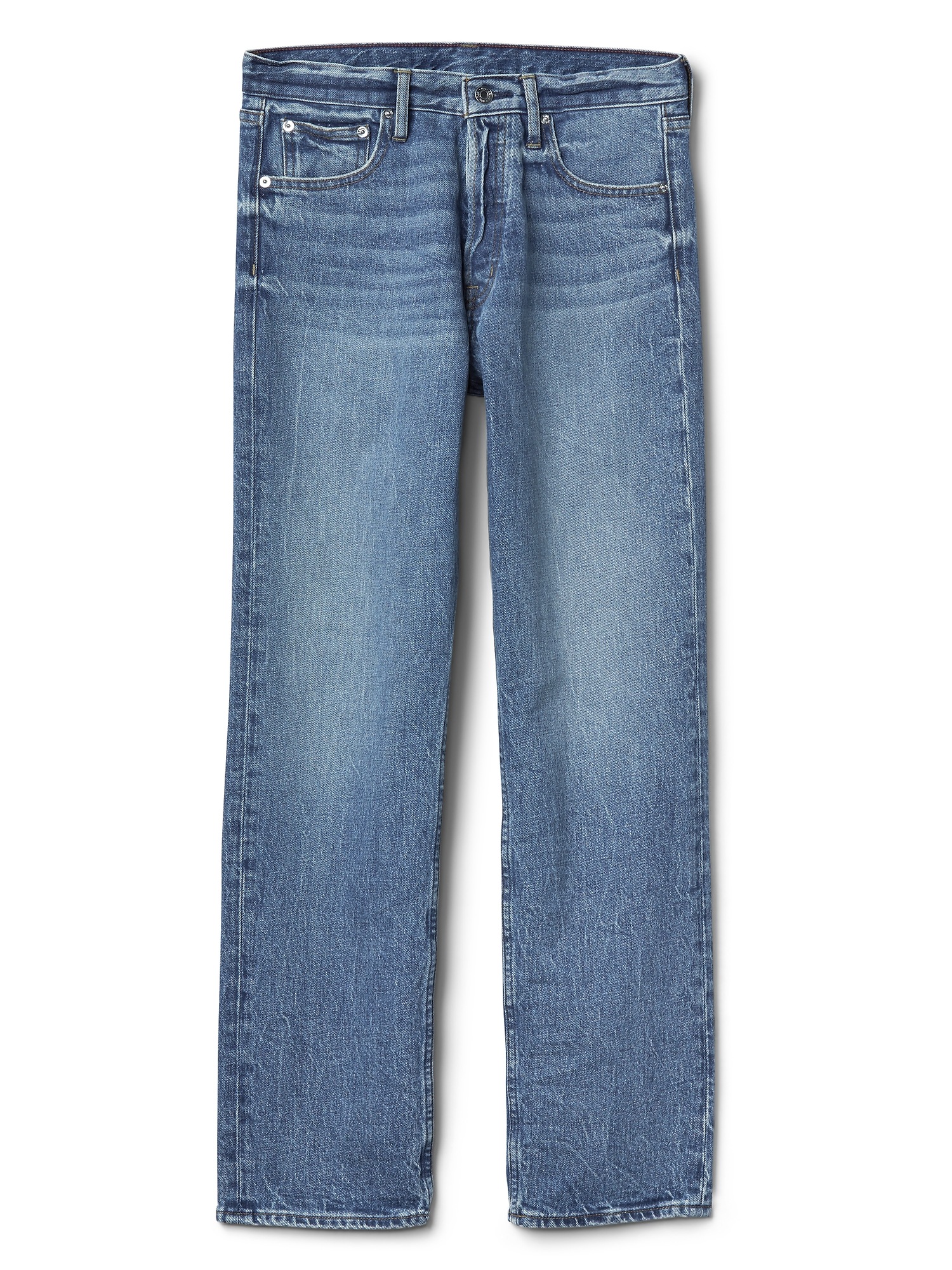 Cone Denim® Super High Rise Straight Jeans