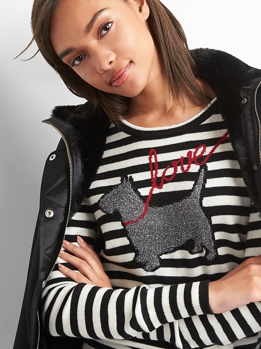 Image number 5 showing, Graphic stripe pullover sweater