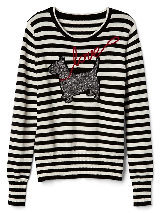 Image number 6 showing, Graphic stripe pullover sweater