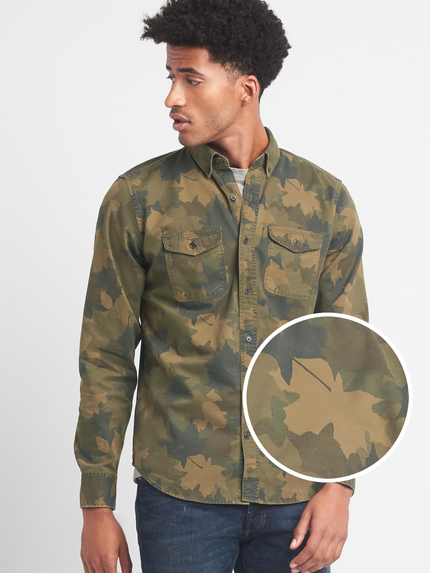 Gap camo store shirt