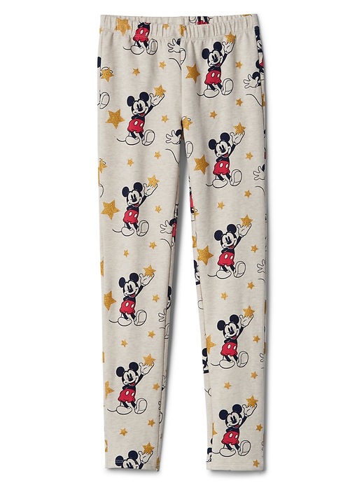 Image number 1 showing, GapKids &#124 Disney Mickey Mouse Leggings in Soft Terry