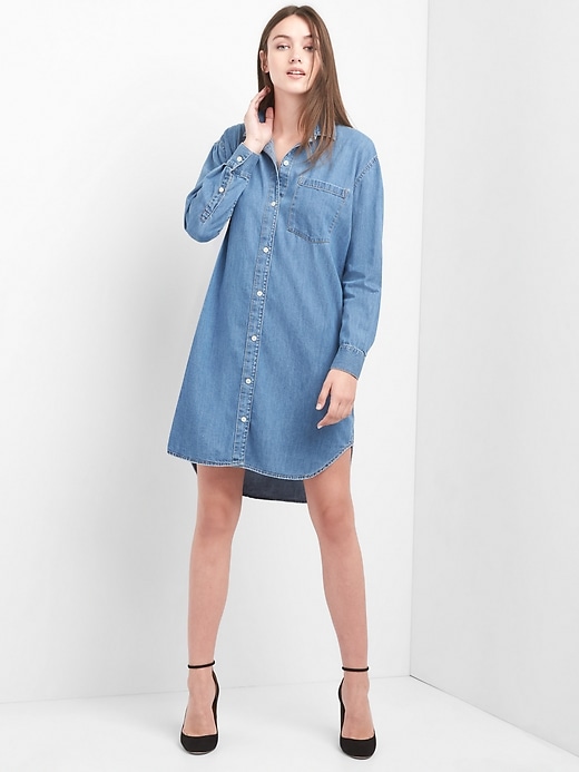 Alva long shirt denim blue • Plus sizes • AliceDot. - Women's Clothing Plus  Sizes • AliceDot.